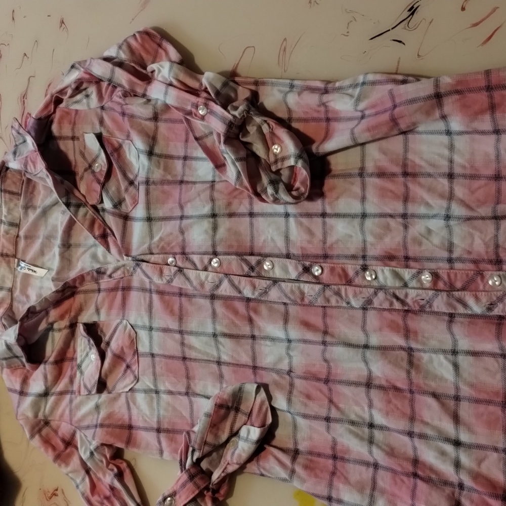 Pink and white Dress